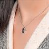 Buyee 925 Sterling Silver Big Pendant Chain Cute Turtle Sweet Necklace for Woman Unique Fashion Animal Fine Jewelry Chain