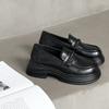 Platform loafers women's 2025 new breathable British style small man versatile light fashion trend casual shoes