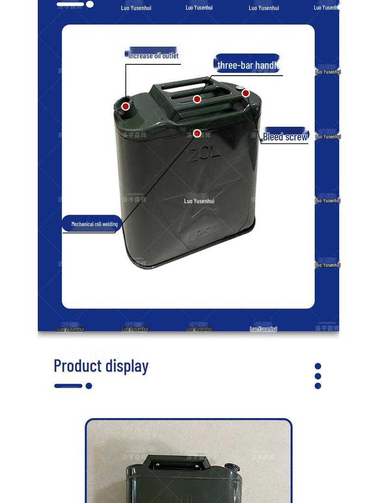 Military Backpack Oil Drum Firefighting Extinguisher and Emergency Rescue Refueler