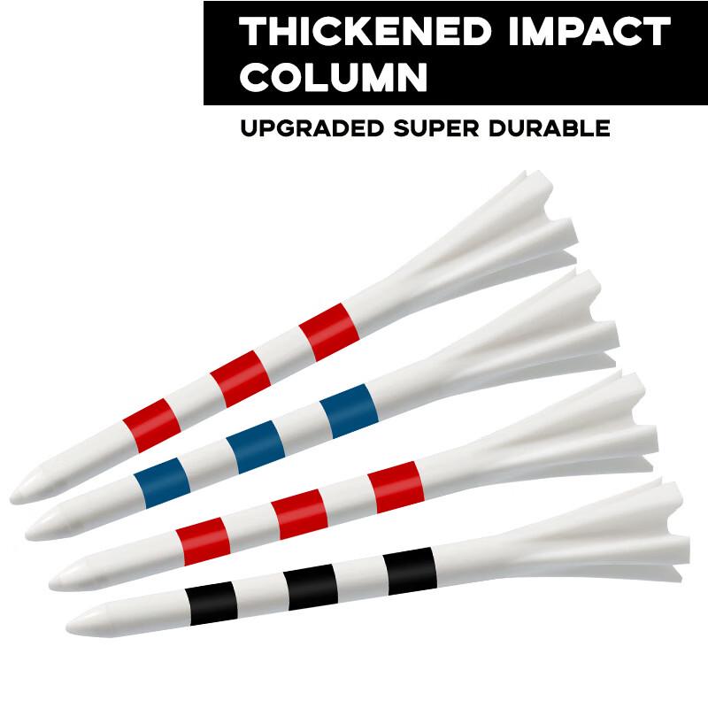 83mm 5-Claw Plastic Golf Tees