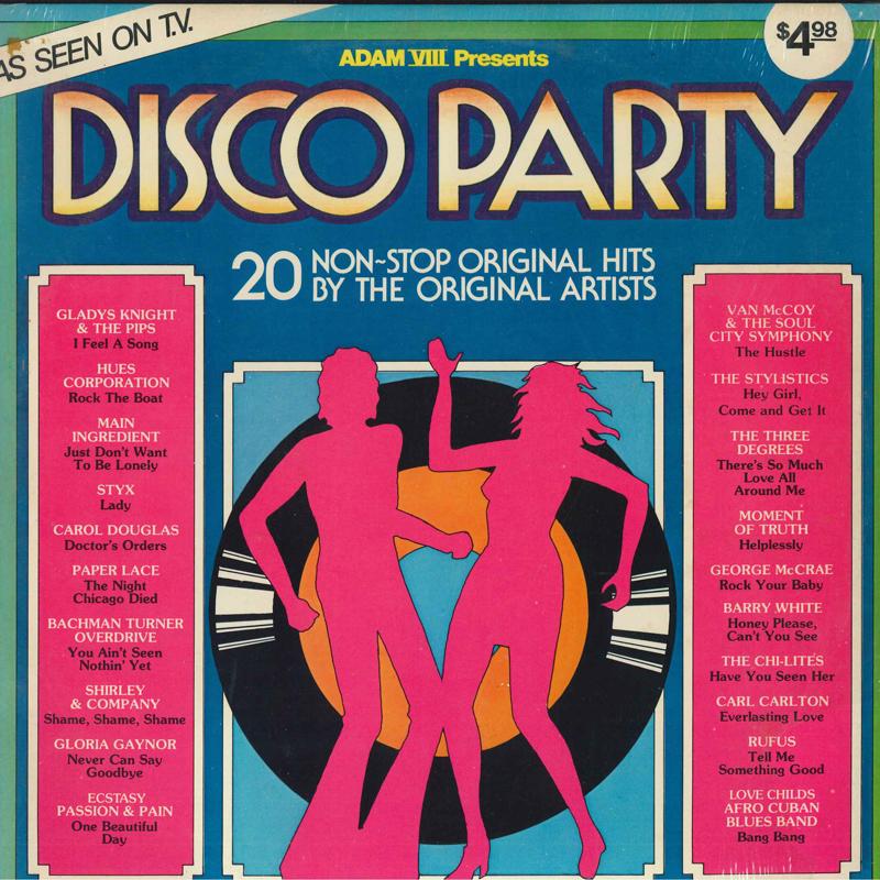 LP Deska RŮZNÍ - Disco Party A8021 ADAM VIII LTD. 1975 US Soul/Funk Použité