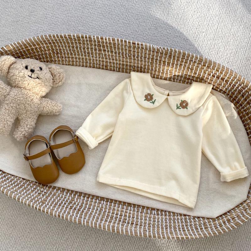 Kayoudo Corduroy Embroidered Sleeveless Romper 80CM
