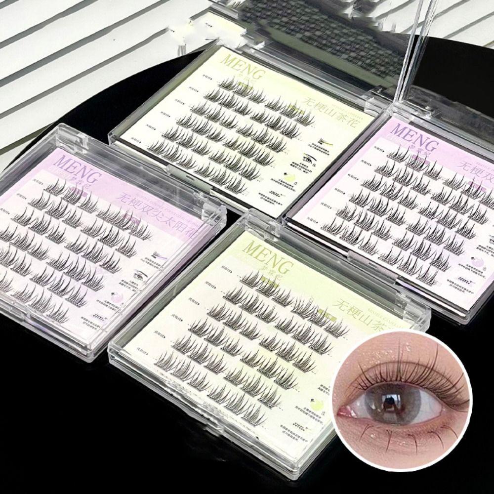 Extension Fake Eyelashes DIY Glue Free False Lashes Fairy False Eyelash Clusters  Grafting Lashes