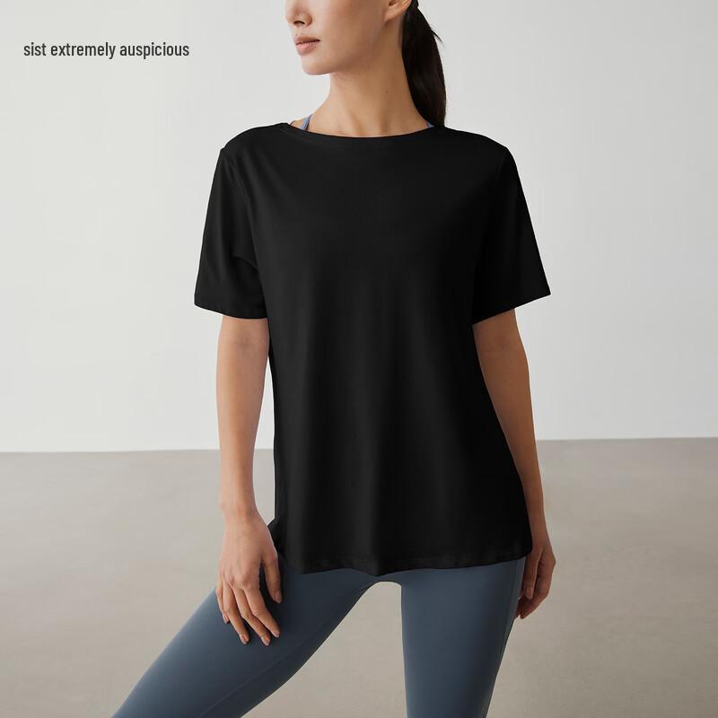 GIGT Women s Loose Fit Short Sleeve Yoga & Sports Top S