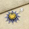 Fantastic Citrine Gemstone 925 Solid Sterling Silver Jewelry Handmade Chain Pendant Gift For Her