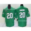 Philadelphia Eagles NFL Jersey 1 Jalen Hurts Green Embroidered Football Shirt Men