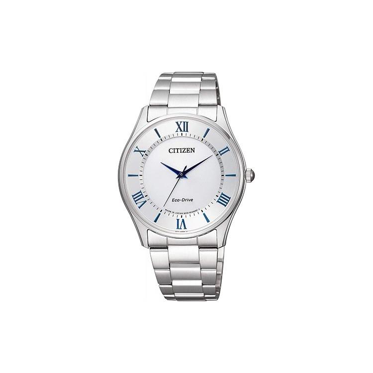 CITIZEN Ecology Drive Collection Eco drive Solar Quartz Movement Stainless Steel Strap BJ6480-51B White Dial
