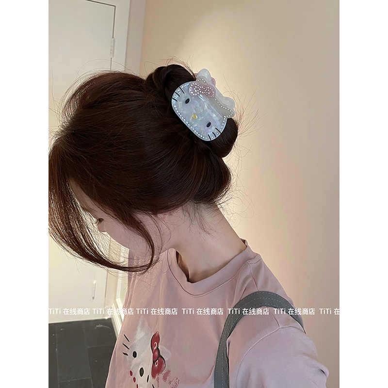 Cute Cartoon Cat Claw Hair Clip - Sweet Heart Design, Versatile for Students and Girls