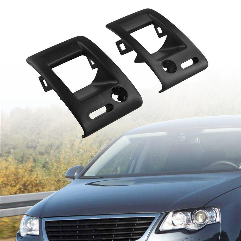 NUOVO-Pannello di Copertura con Fibbie di Bloccaggio Sedile Posteriore Abbassabile, Deflettore, Chiusura a Mano+Foro Chiave per VW Passat B6 LHD 3C5885893 3C5885894