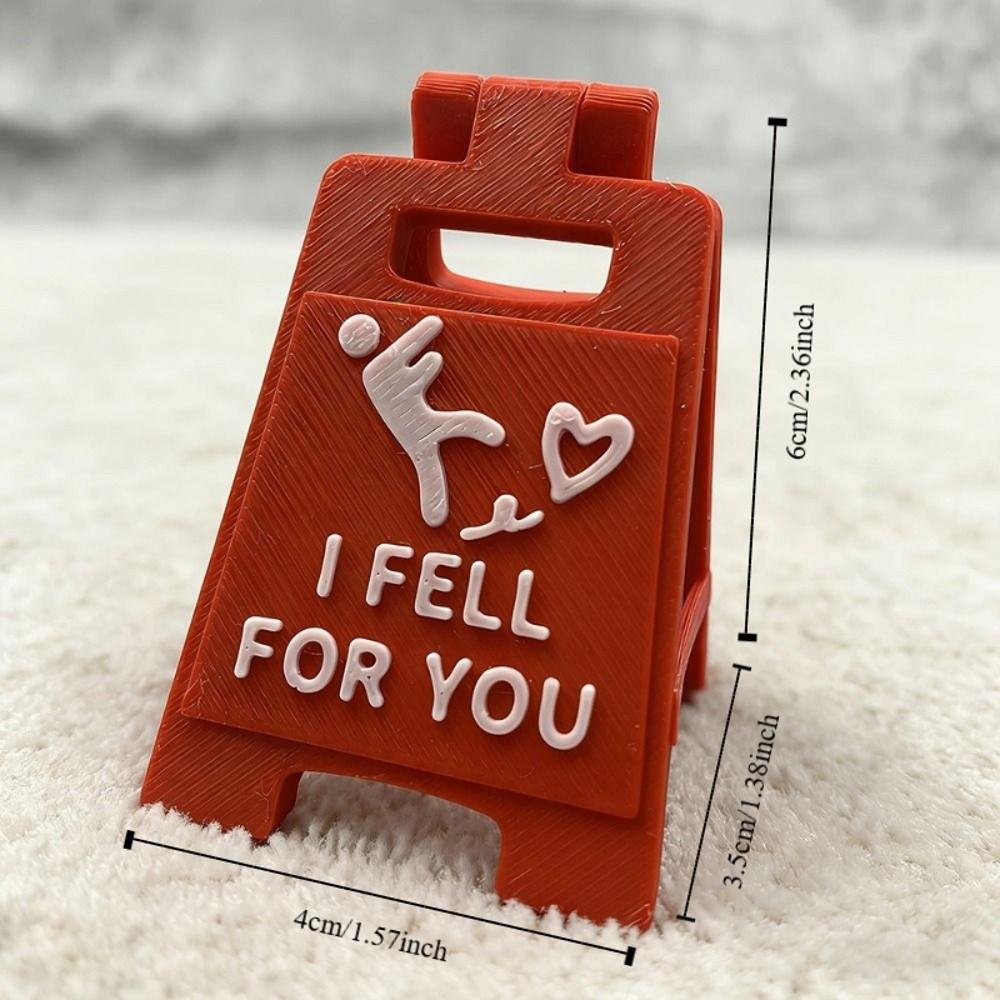 Desktop Ornament Falling In Love Signboard Mini Size Desktop Decor Love Letter  Couples Gift