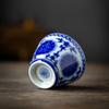 Blue and White Porcelain Teacup Ceramic Teacup Kung Fu Small Teacup Single Cup Master Cup Tea Set Tea Table Golden Bowl Teacups
