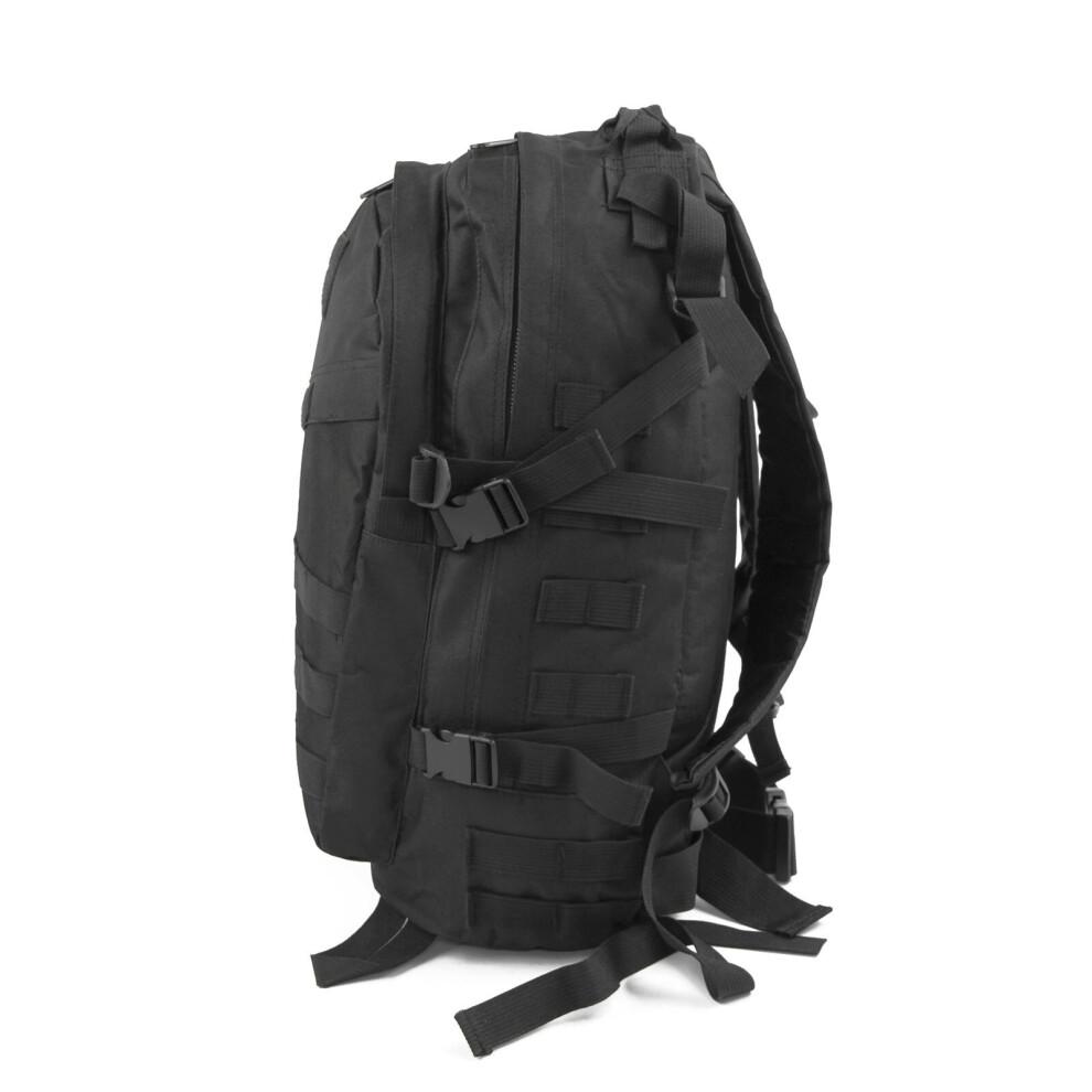 3D Military Backpack 40L Rucksack Hike Camping Trekking Bag Black