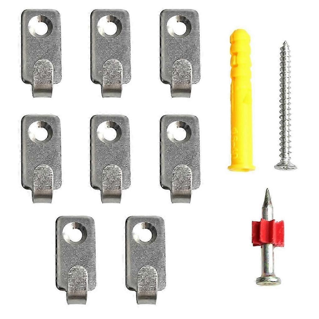 12 Stück Edelstahl-Wandhaken, Robuste J-förmige Aufhänger