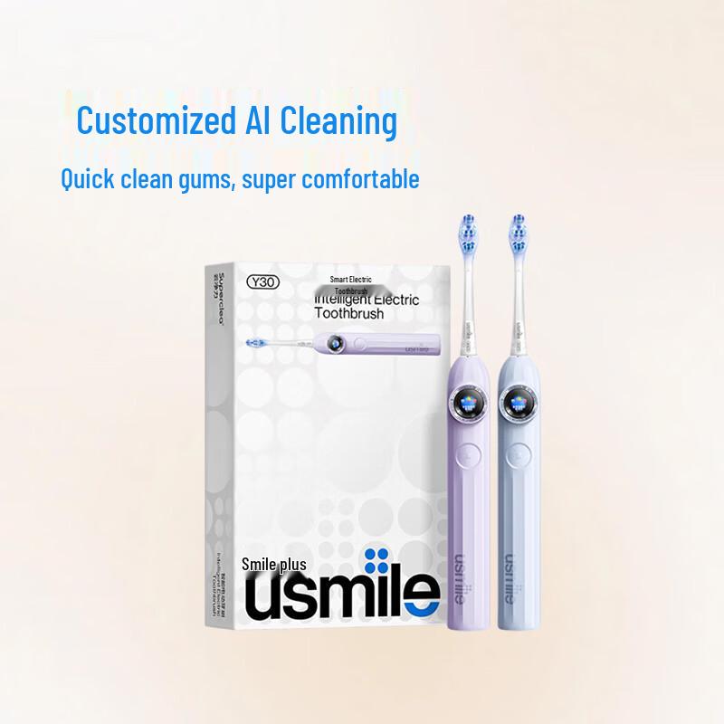 

usmile Y30 Smart Sonic Electric Toothbrush - Couple Pack CN plug (adapter included)