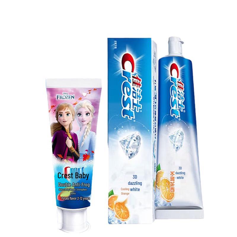 Crest Kids Frozen & 3D White Toothpaste Set