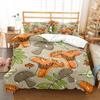 Mushroom Duvet Cover Collection Microfiber Wild Plants Flowers Bedding Collection Nature Botanical Animal Comforter Cover Single Queen Size