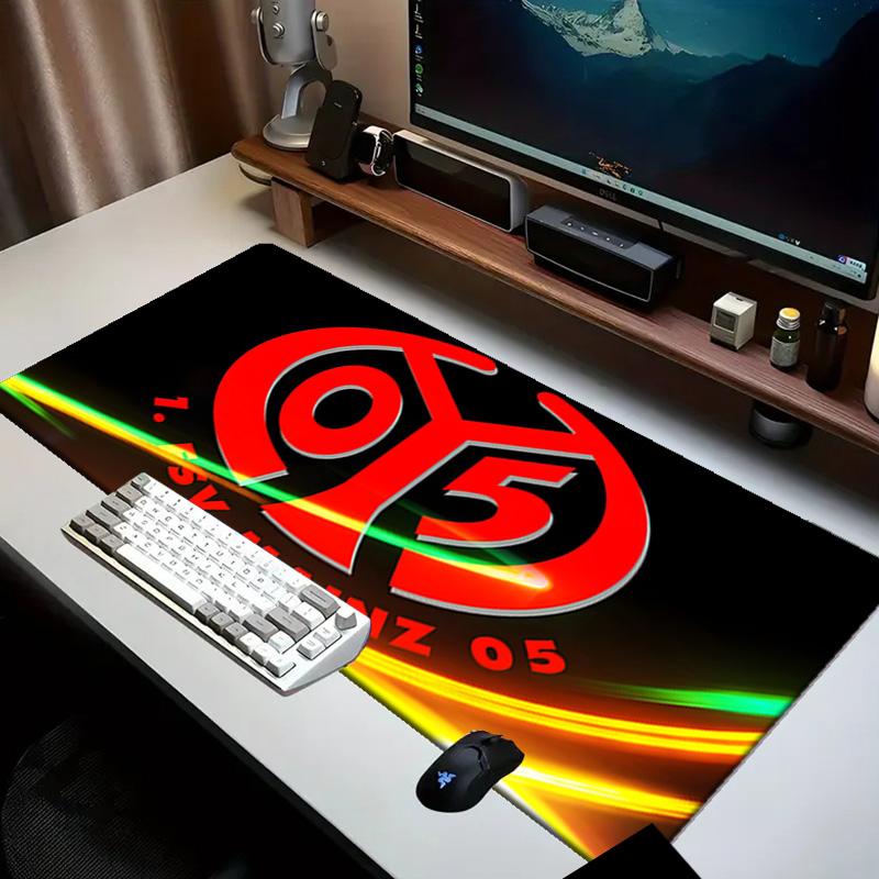 Red Emblem FSV Mainz Mouse pad Office Desk Mat, Gaming Mouse Pad Mousepad, keyboard pad,Heavy-Duty Non-Slip Rubber Backing, Gift
