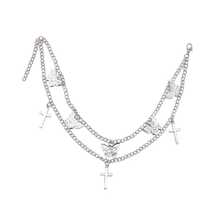 Boot Chain Belt Butterfly Pendant for Unisex Egirl Eboy Shoe Punk Aesthetic 1