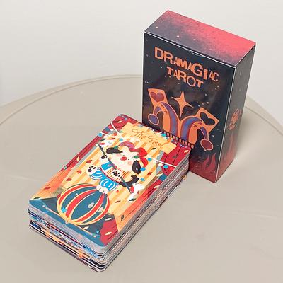 10.3*6cm Red Edition Dramagiac Tarot Deck 78 Pcs Rider Waite Style Tarot Cards Witchy Gift