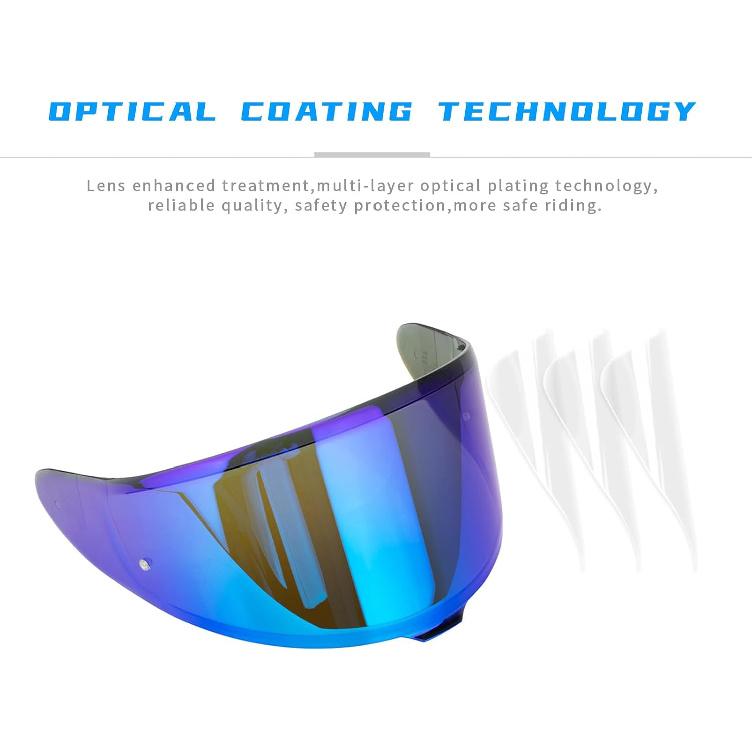for RF 1400 Helmet Visor Replacement, Motorcycle Helmet Tinted Visor Face Shield Compatible for CWR-F2 Z8 X15 NXR2 (Shade and sun protection)