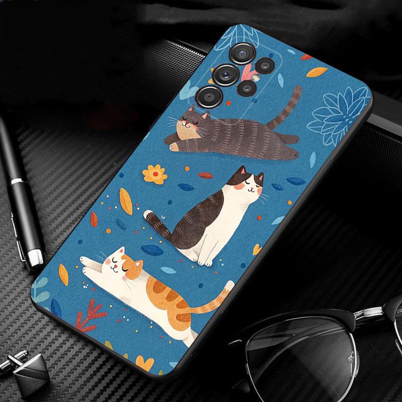 

Phone Case For Samsung Galaxy S25 S24 S23 S22 S21 Ultra S24 S23 S22 S21 S25 Plus S24 S25 FE Fun Cat S25 FE