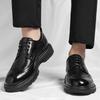 Fashion Luxury Lace-Up Outdoor Male Shoes High Quality Men's Casual Leather Business Office Shoes Fashion Thick Bottom Man Oxford Shoes
