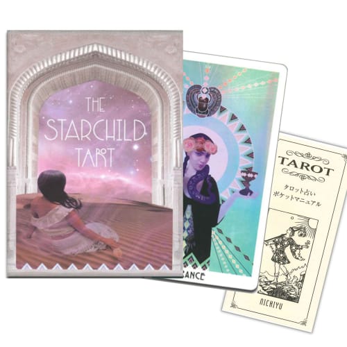 Nichiyu Tarot Cards, 78-Card, Waite Edition, Fortune Telling [Authentic] [Starchild Tarot - 1st Edition - Rose Portal Box] Includes Japanese Commentar