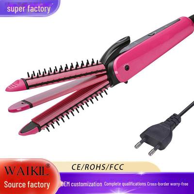Digital Display Hair Curler & Straightener - Automatic, Dual-Purpose Curling Iron