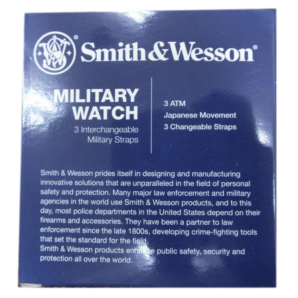 שעון צבאי סמית' אנד וסון [Smith & Wesson] & SWW-1464OD לגברים [פריט]