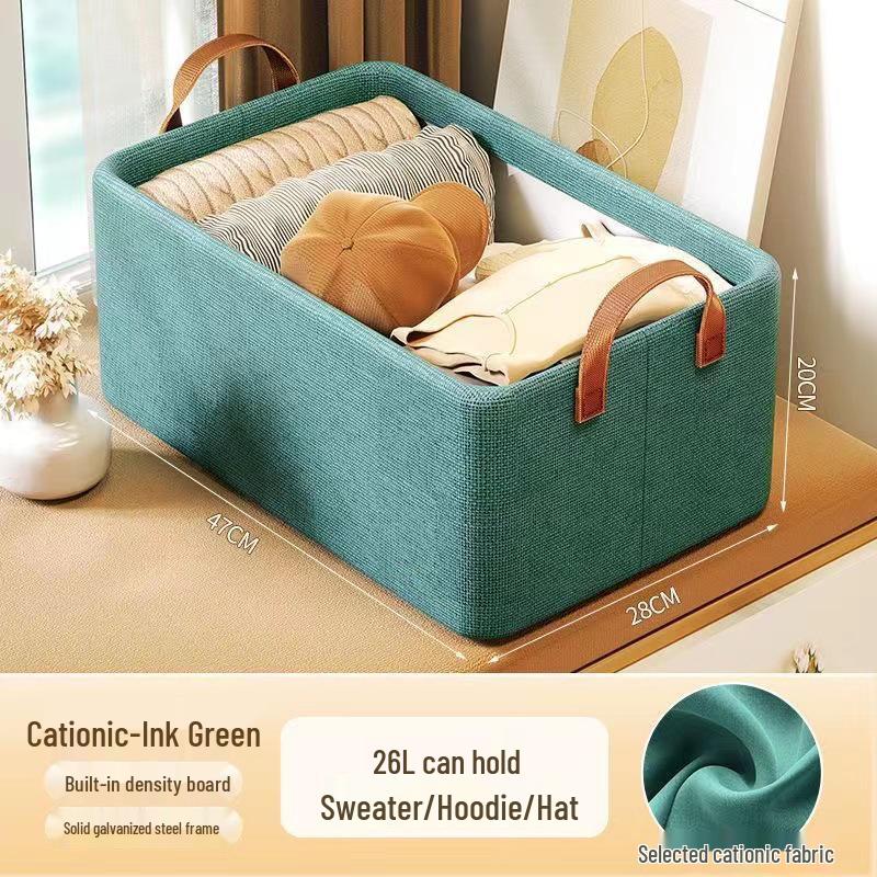 Cationic Steel Frame Foldable Fabric Storage Organizer