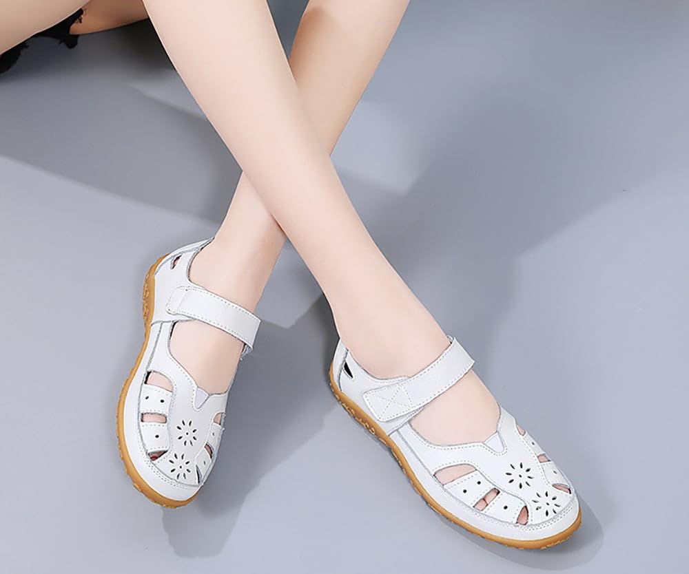 Skeblo and for and Beach Use Women's Closed-Toe Sandals, Flexible, Breathable, Non-Slip, Business, Fashion,