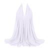 Lightweight Scarf Hot Drill Imitation Pearls Decor Headwrap Women Solid