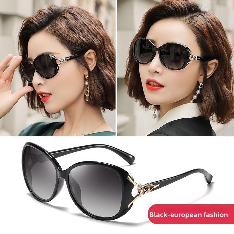 

Женские поляризационные солнцезащитные очки очки «лисичка» модные универсальные солнцезащитные очки очки для стриминга от интернет-знаменитости