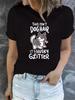 Husky Siberian Dog T Shirt Women T-Shirt Owner Puppy Gift Tee Shirt Print Femme Women Printing Female Tshirt Loose Tshirt
