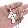 Kinitial Fashion Armenian Cross Knot Necklace Talisman Solar Celtics Armenian Druid Amulet Pendants Necklaces Choker Jewelry