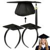 2/4Pcs Graduation Cap Headband, Anti-fall Firm Hair Band for Graduation Cap, Graduation Gifts Hat Insert Accessories for Graduates, Students, Women