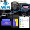 OBD2 Car Scanner Mini ELM327 Diagnostic Adapter Tester Wireless WIFI Bluetooth Car Diagnostic Tool Code Reader for Android IOS