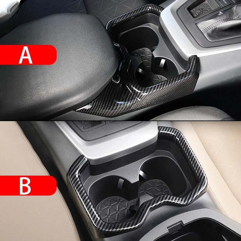 For Toyota RAV4 XA50 2019 2020 2025 2025 2025 2025 RAV 4 Hybrid Car Front Row Water Cup Holder Trim Cover Frame Accessories