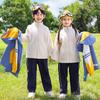 Children’s School Uniform Windbreaker Set for Spring and Autumn - Three-Piece Outfit for Kindergarten and Primary School