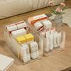 Multi-Compartment Medicine Storage Box Stackable Waterproof Divided Storage Box Space Saving Clear Lid Pill Organizer Container