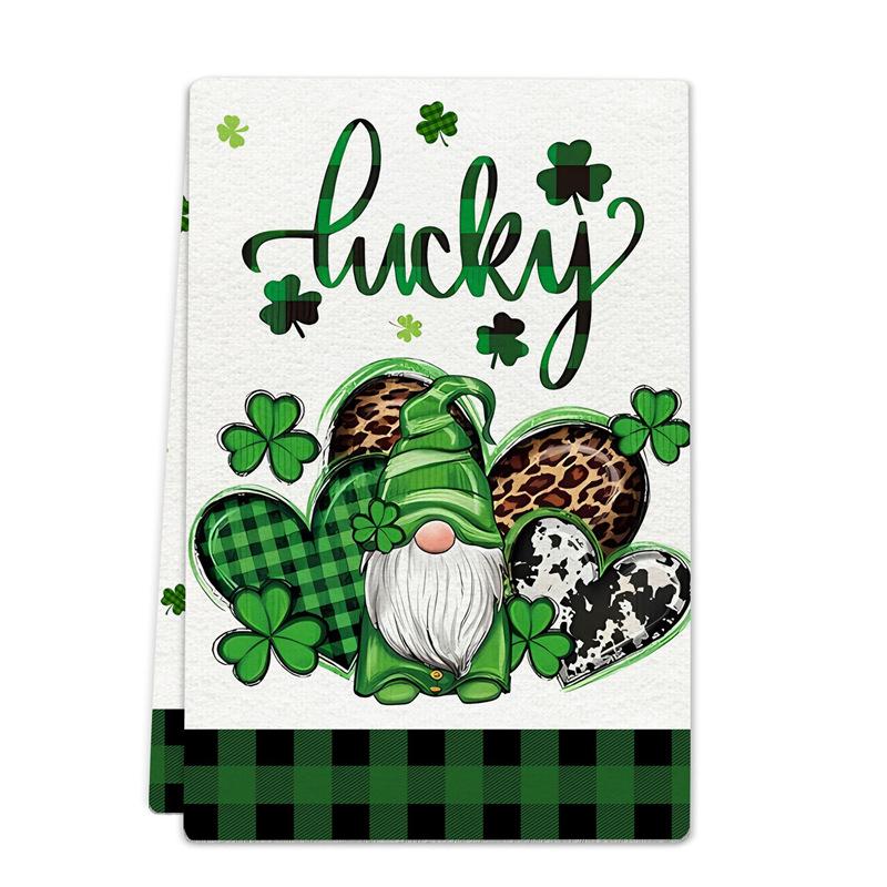 JIT Dropshipping Thanksgiving & Halloween Microfiber Kitchen Towels - Holiday Decorative Dish Towels