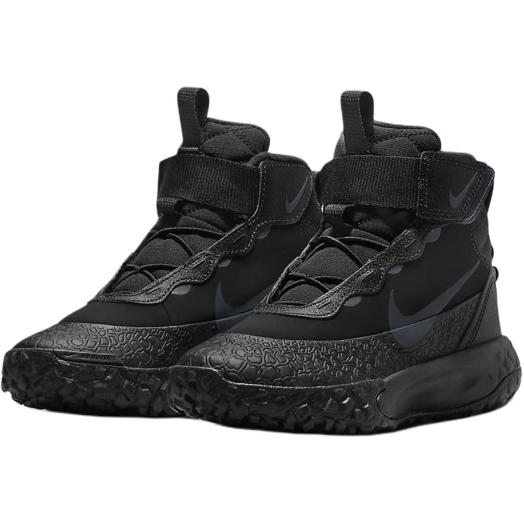 New Nike Anti Slip Wear Resistant Kids' Boots Black Gray Children Aged 3 7 Years Old FV4174-001