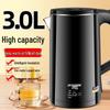 Large Capacity Stainless Steel Electric Kettle with Auto Shut-Off