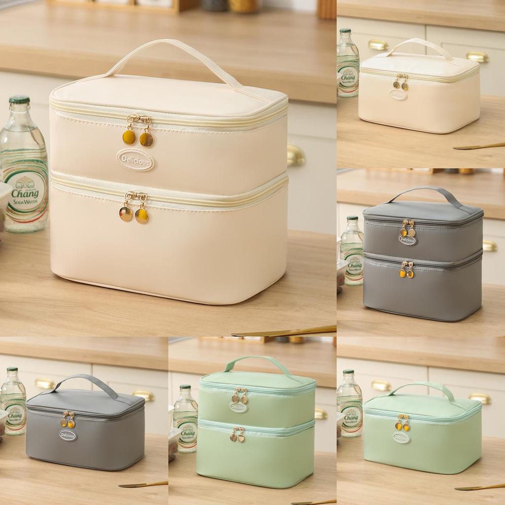 Stylish Pu Insulated Meal Pack With Multiple Compartments For School Work And Outdoor Activities