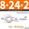 Extra Large Galvanized Metal Flat Washer - Thickened Round Screw Washer M6-M16