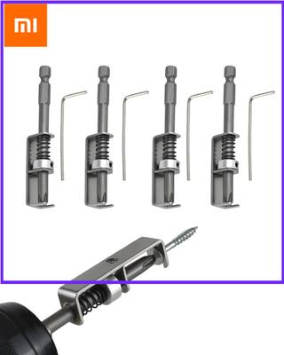Sujetaladros con Resorte para Brocas, Pinza Fija Anti-Caída para Puntas de Destornillador, Juego de Sujetadores de Tornillos, Sujetador de Tornillos para Brocas, Punta de Destornillador Phillips