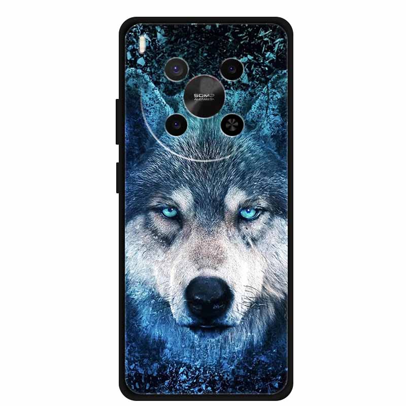 For ZTE Blade V70 Max Case NubiaV 70 Max Wolf Lion Cartoon Silicone TPU Phone Cover For Nubia V70 Max Soft Protective Funda Para
