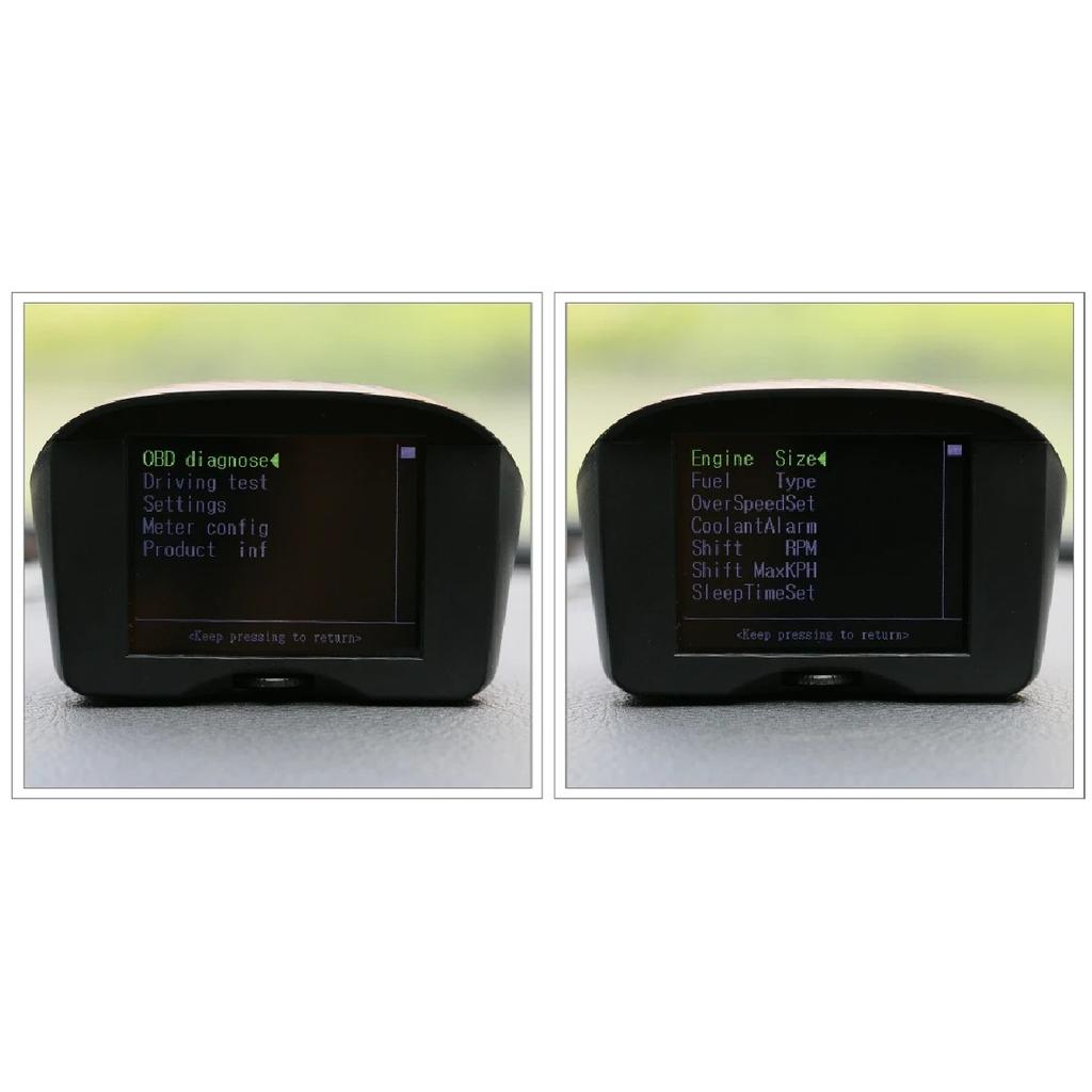 X50 Plus Багатофункціональний Автомобільний OBD Розумний Цифровий Вимірювач Сигналізація Датчик Температури Води Цифровий Вольтметр Вимірювач Швидкості Дисплей