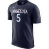 T Shirts Men's Marine Blue Crew Neck Moderate DR6387-425