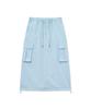 THE SATURDAY EVENING POST Parachute Skirt_Light Blue